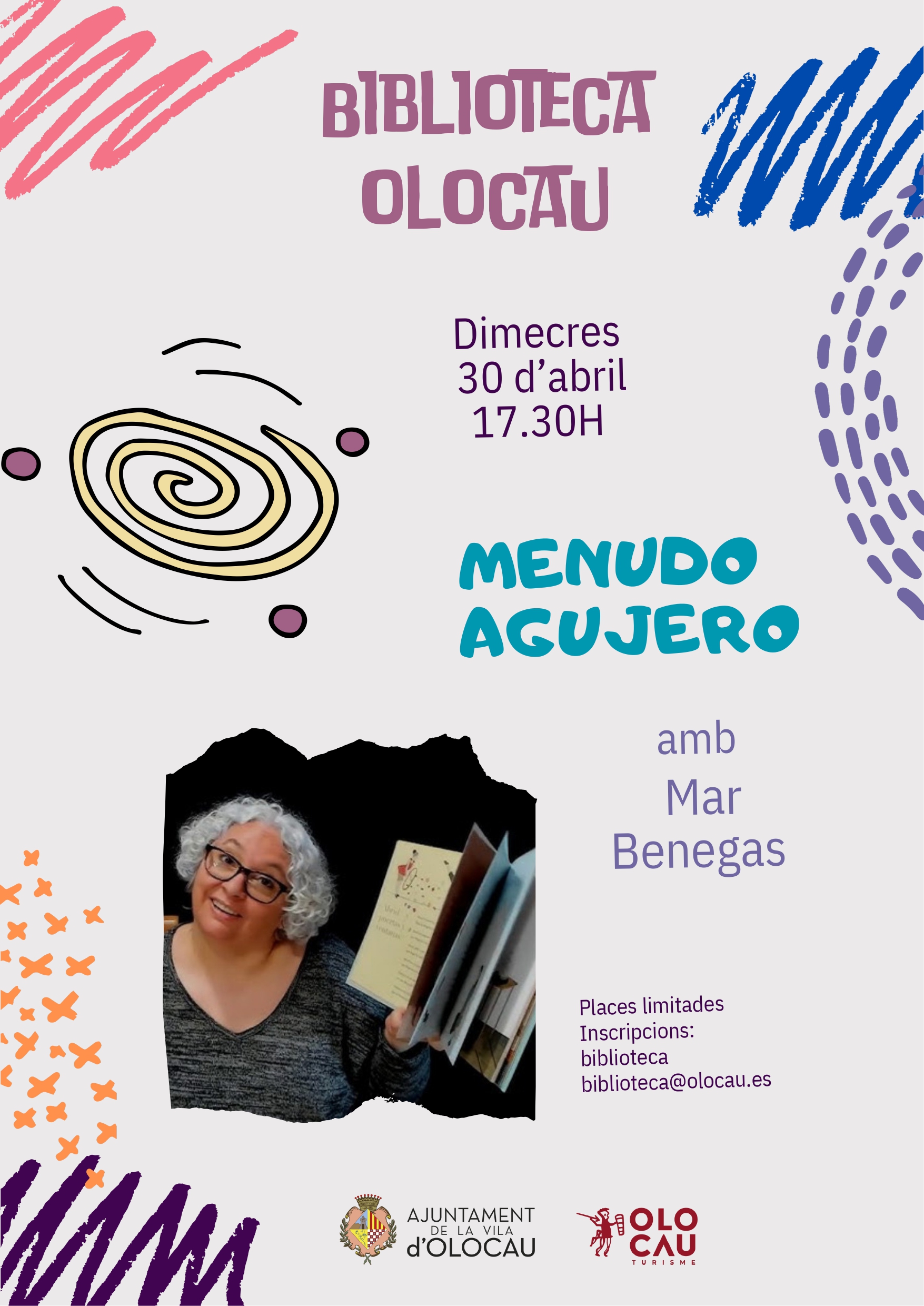 Sesión de cuentacuentos ‘Menudo agujero’, con Mar Benegas